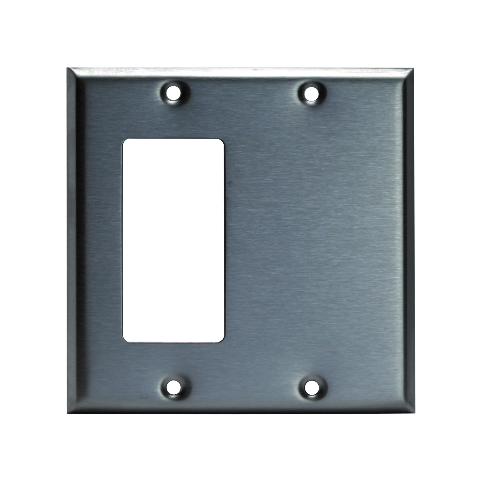 Enerlites Stainless Steel Combination Gang Blank Gfci Wall Plate