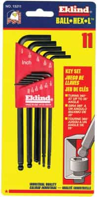 11 Piece Ball Hex Key L Key Set