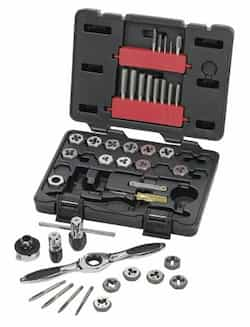 Gearwrench 40 Piece Carbon Steel Tap and Die Set with Blow Molded Case