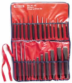 26 Piece Alloy Steel Punch & Chisel Set