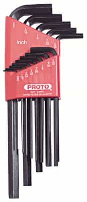 13 Piece Long Heat Treated Steel Hex Key Set