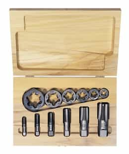 Irwin High Carbon Steel 12 Piece Tap and Re threading Pipe Die Set