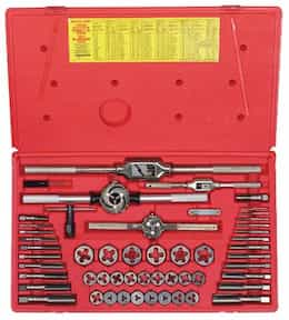 Irwin 54 piece Machine Screw/Fractional Tap and Die Super Set