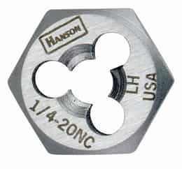 1'' High Carbon Steel Rethreading Fractional Hexagon Dies