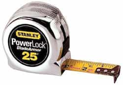 1"X 25' Powerlock Tape Rules 1" Wide Blade with BladeArmor