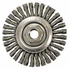 4" Stainless Steel Stringer Bead Wheel Brush