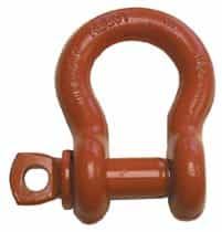 7/16" Carbon Steel Screw Pin Anchor Shackles