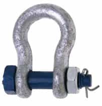 Forged Carbon Steel and Galvanized Zinc Anchor Shackle