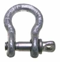 419 Series Anchor Shackles Bail Size 5/8" with Screw Pin Shackle