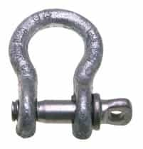 Galvanized Zinc Anchor Shackles with Screw Pins