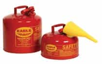Eagle 5 Gallon Type 1 Red Safety Can with Funnel