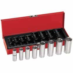 8-Piece, 3/8-Inch Drive Deep-Socket Set