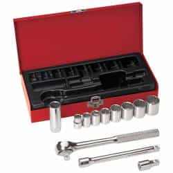 12-Piece 3/8-Inch Drive Socket Wrench Set