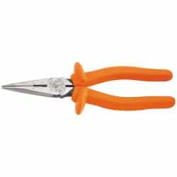 8'' Insulated Heavy-Duty Long-Nose Pliers - Side-Cutting