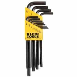 Long-Arm Style Hex-Key Caddy Set, 12-Piece - Inch