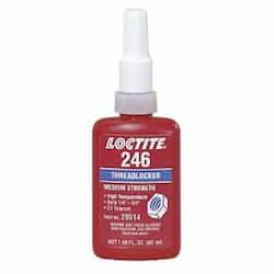 Loctite  246 Medium Strength, High Temp. Threadlocker, 50 mL