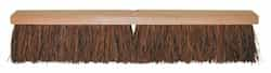 18" Stiff Palmyra Hardwood Garage Brush w/60 in Handle