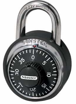 Master Lock No. 1500 Stainless Steel Combination Padlocks