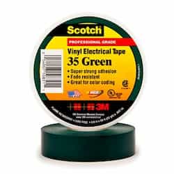 Scotch Vinyl Electrical Green Color Coding Tapes 35