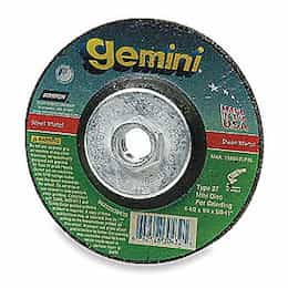 4.5" X .25" X .63" Type 27 Gemini Cut Off Wheel