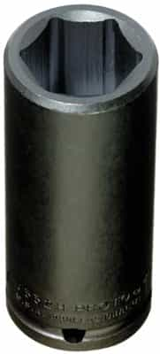 1/2" Drive 1/2" 6Pt. Black Oxide Point Impact Socket