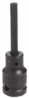 1/2" Drive 10mm Black Oxide Impact Hex Bit Socket