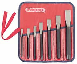 5 Piece Super Duty Chisel Set In Kit Pouch