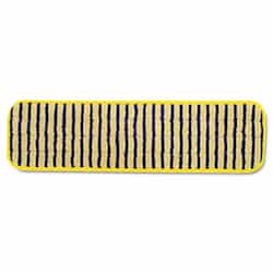 Rubbermaid HYGEN Yellow/Black 18 in. Microfiber Scrubber Mops