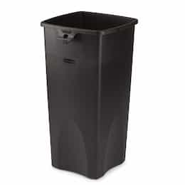 Rubbermaid Untouchable Black 23 Gal Square Container