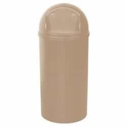 Marshal Beige Classic 25 Gal Container w/ Hinged Door