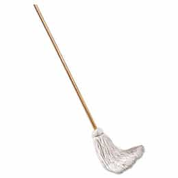 Deck 12 oz. Cotton Fiber Mop Head w/ Wooden Handle