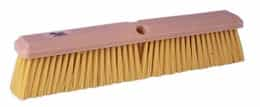 24" Flagged Yellow Synthetic Perma Sweep Floor Brush