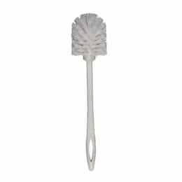 White Plastic 14-1/2 in. Toilet Bowl Brush