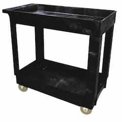 Rubbermaid Black 300 lb Capacity Service/Utility Carts 24X40