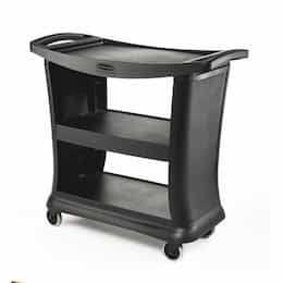 Black 300 lb Executive Service Carts