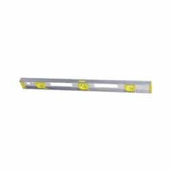 24" Top Read Aluminum Level I-Beam Silver