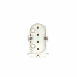 660W Shunted Lamp Holder Vertical, 600V, Snap-in Mounting