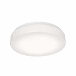 14-in 27W Cirrus Flush Mount, 1600 lm, 120V, CCT Select, White