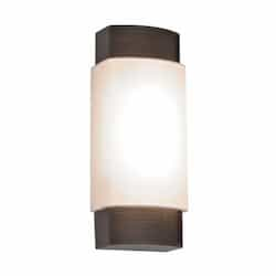 9W LED Charlotte Wall Sconce, 120V-277V, Selectable CCT, Bronze