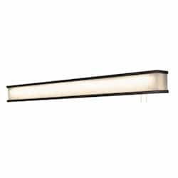 80W LED Randolph Overbed Light, 5400 lm, 120V, 3000K, Bronze/Jute