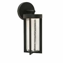 12-in 9W Rivers Outdoor Sconce, 630 lm, 120V, 3000K, Black