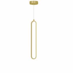 24-in 19W Sienna Pendant Light, 800 lm, 120V, CCT Select, Gold