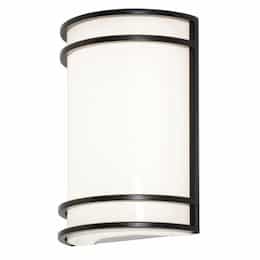 9W LED Ventura Wall Sconce, 900 lm, 120V, 3000K, Oil Rubbed Bronze