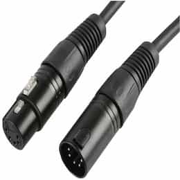 10M Male/Female DMX Signal Jumper for DEC-DMX-IP67