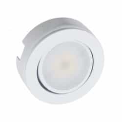 American Lighting 4.3W MVP LED Single Puck Light Kit, Dimmable, 250 lm, 120V, 3000K, White