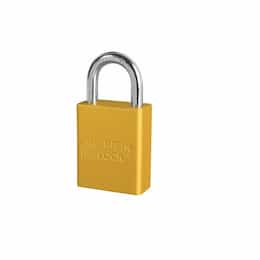 American Lock 5 Pin High Visibility Aluminum Padlocks, Yellow