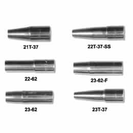 Tweco 1/2 in 21 Series Self-Insulated, Nozzle