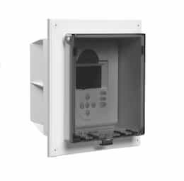 2-Gang Exterior Keypad Enclosure for Flat Surfaces, Clear