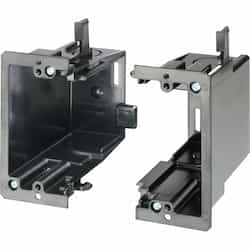 2-Gang Gangable Box w/ Mounting Wing Screws for Old Construction