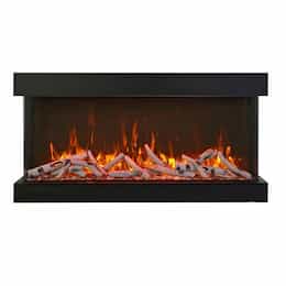 40-in Tru View Extra Tall Electric Fireplace w/ 3-Sides